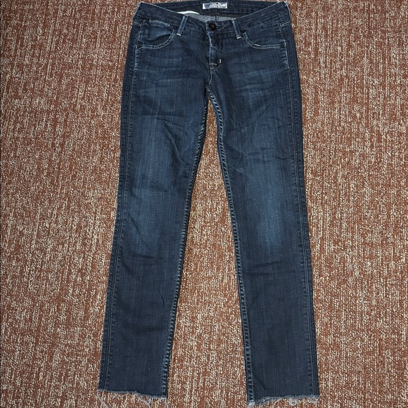 Hudson Jeans y2k vintage low rise straight leg dark wash denim women’s 28 - Picture 2 of 15